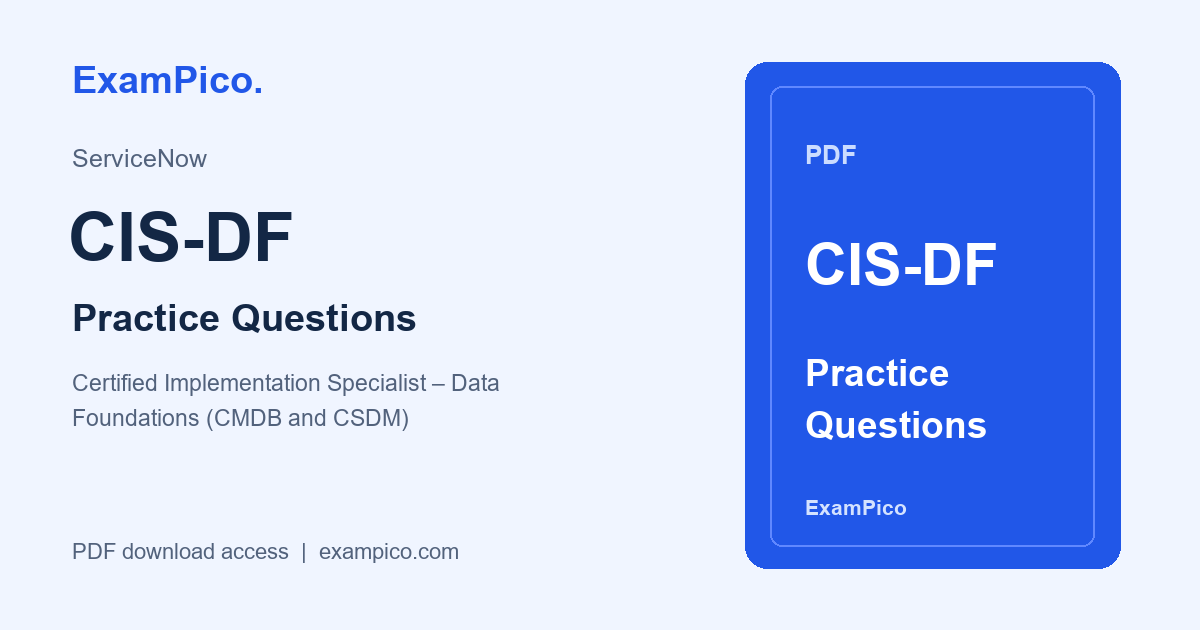 CIS-DF PDF 練習問題