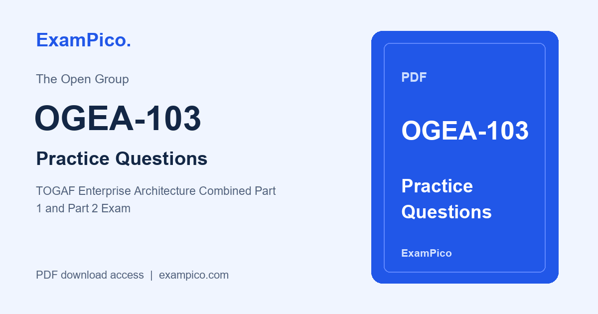 OGEA-103 PDF 練習問題