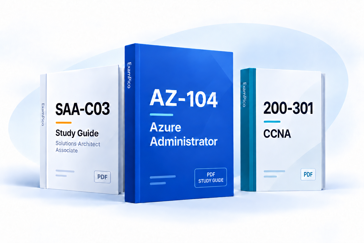 Concept covers for AWS, Azure and Cisco certification study guides